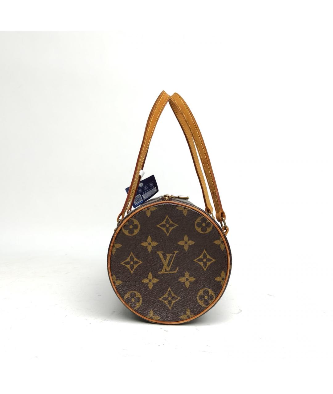 LOUIS VUITTON Коричневая сумка с короткими ручками, фото 5