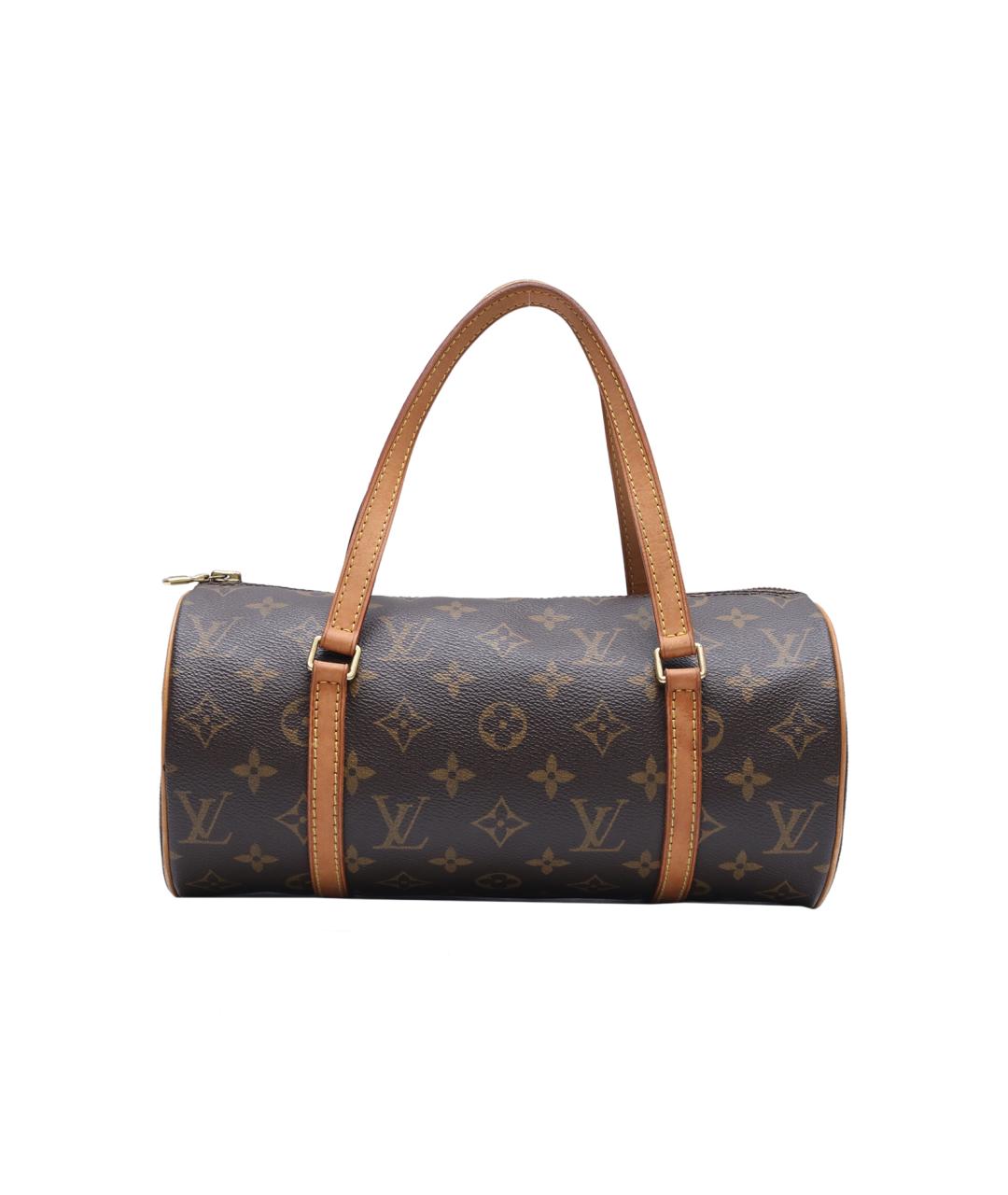 LOUIS VUITTON Коричневая сумка с короткими ручками, фото 9