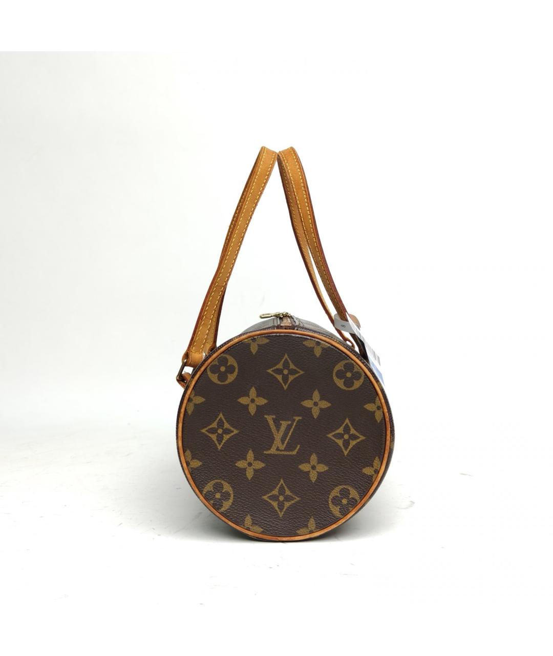 LOUIS VUITTON Коричневая сумка с короткими ручками, фото 3