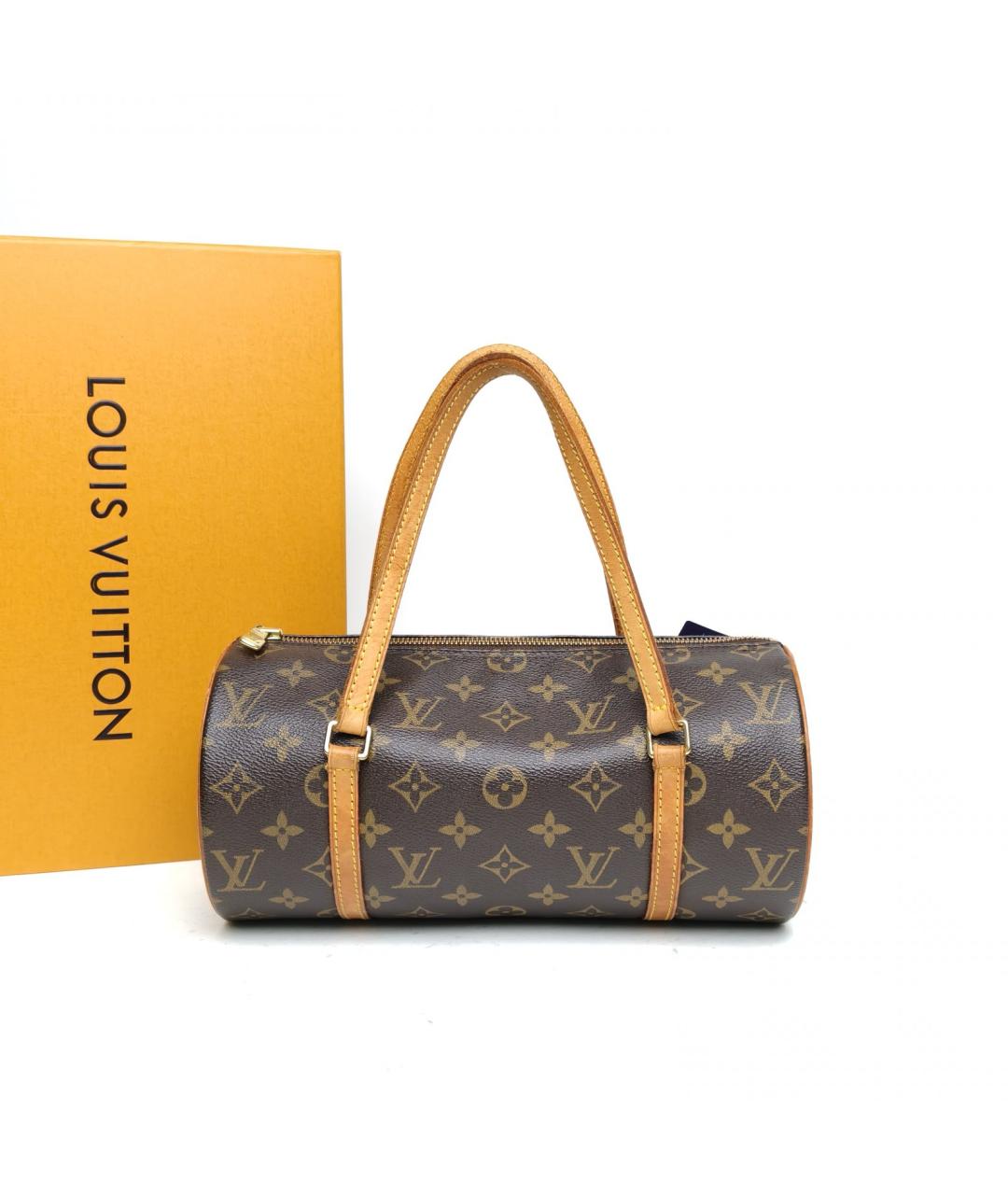 LOUIS VUITTON Коричневая сумка с короткими ручками, фото 8