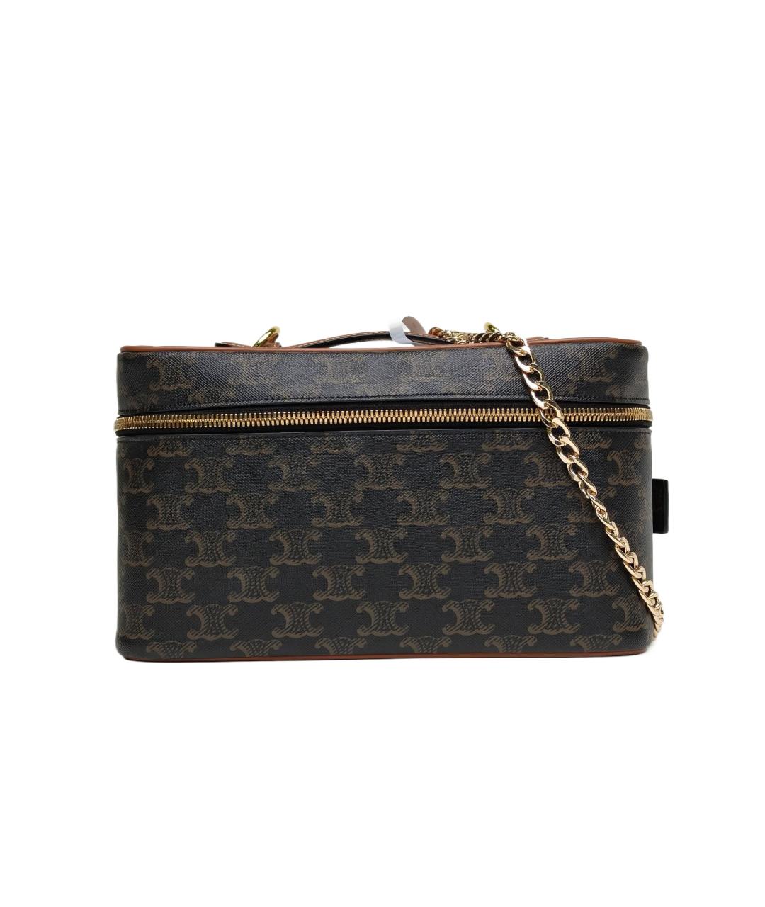 CELINE Коричневая сумка через плечо, фото 10