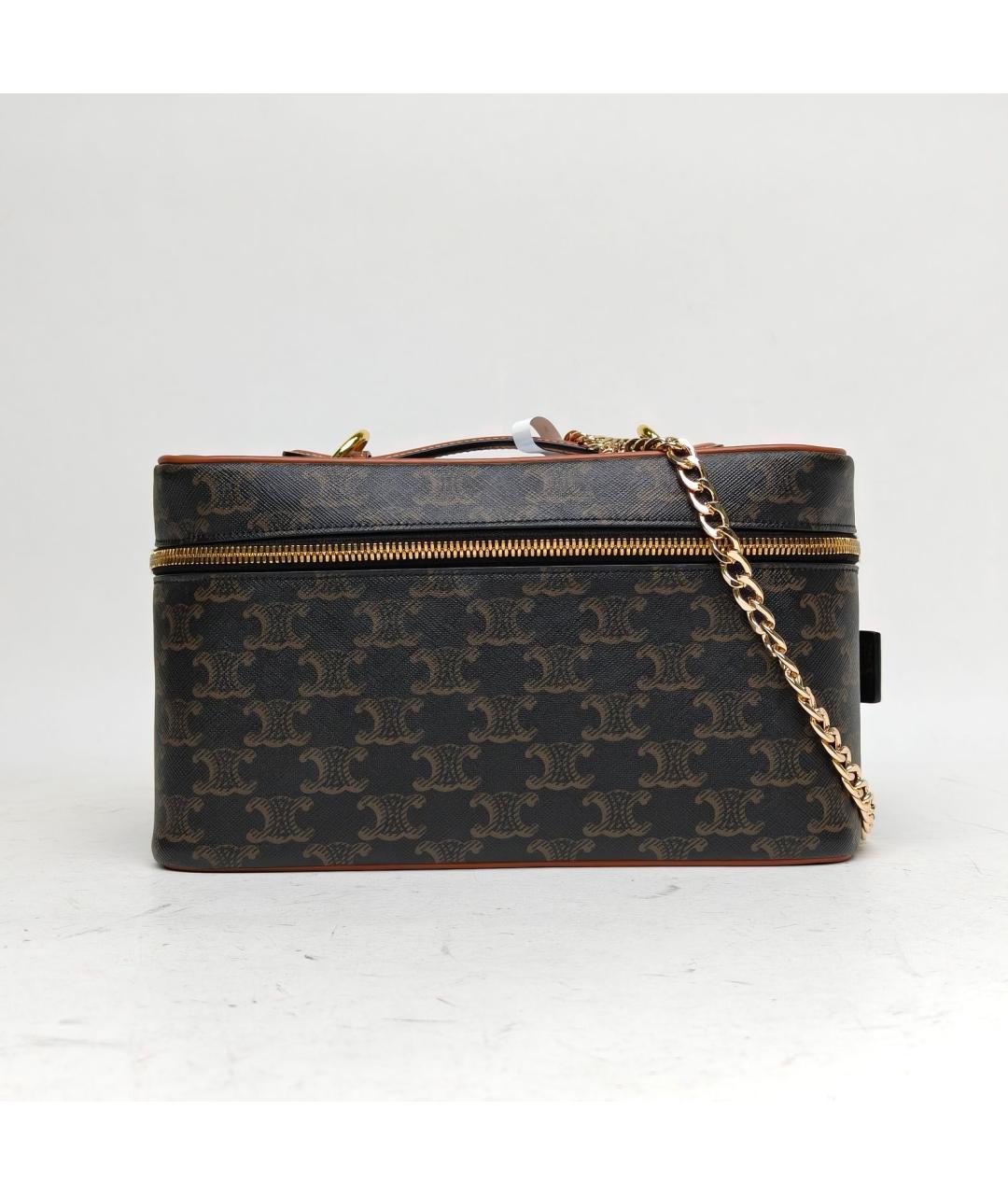 CELINE Коричневая сумка через плечо, фото 2