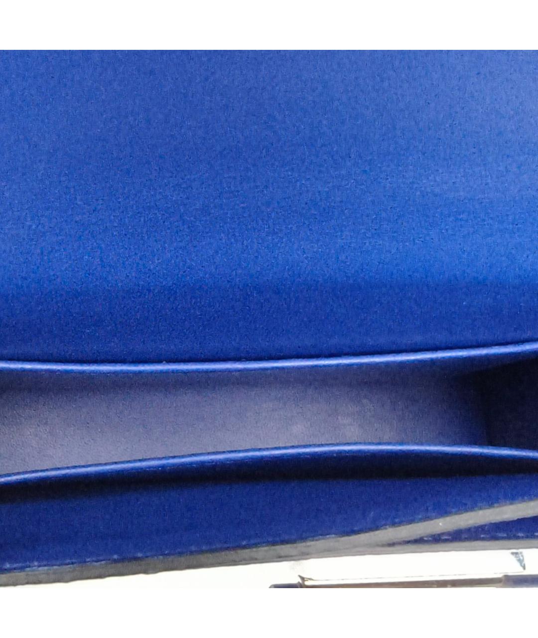 HERMES Синяя кожаная сумка через плечо, фото 2