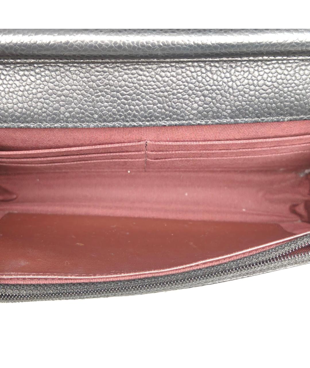 CHANEL Черная кожаная сумка через плечо, фото 8