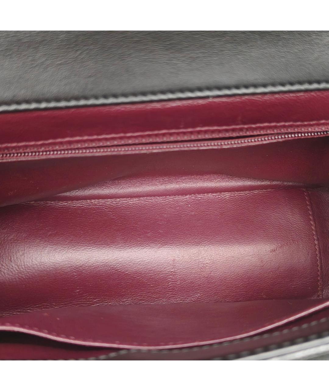 CHANEL Черная кожаная сумка через плечо, фото 8