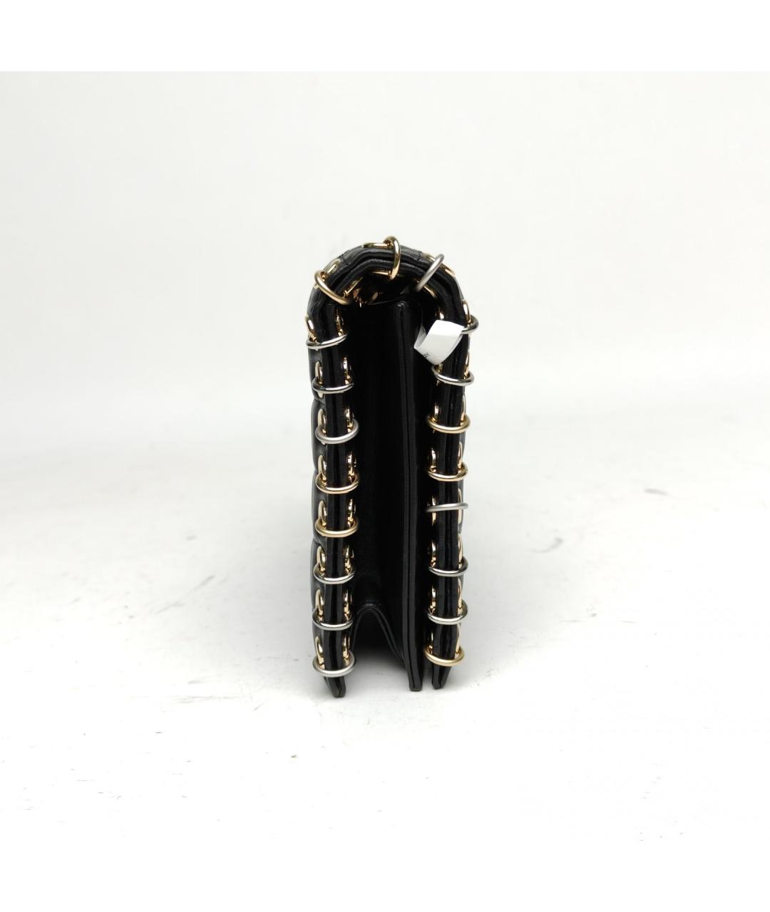 CHANEL Черная кожаная сумка через плечо, фото 5