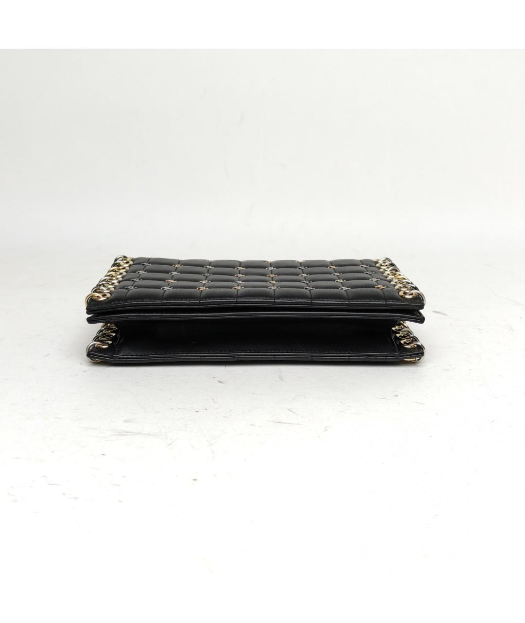 CHANEL Черная кожаная сумка через плечо, фото 6