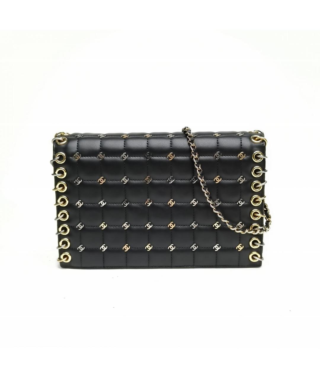 CHANEL Черная кожаная сумка через плечо, фото 2