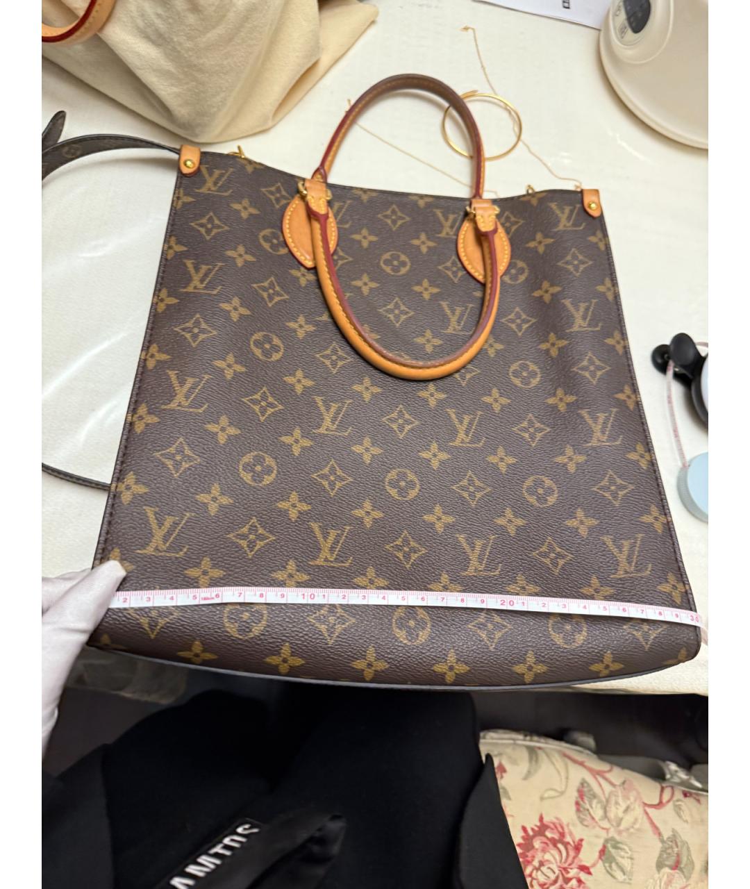 LOUIS VUITTON Коричневая сумка через плечо, фото 9