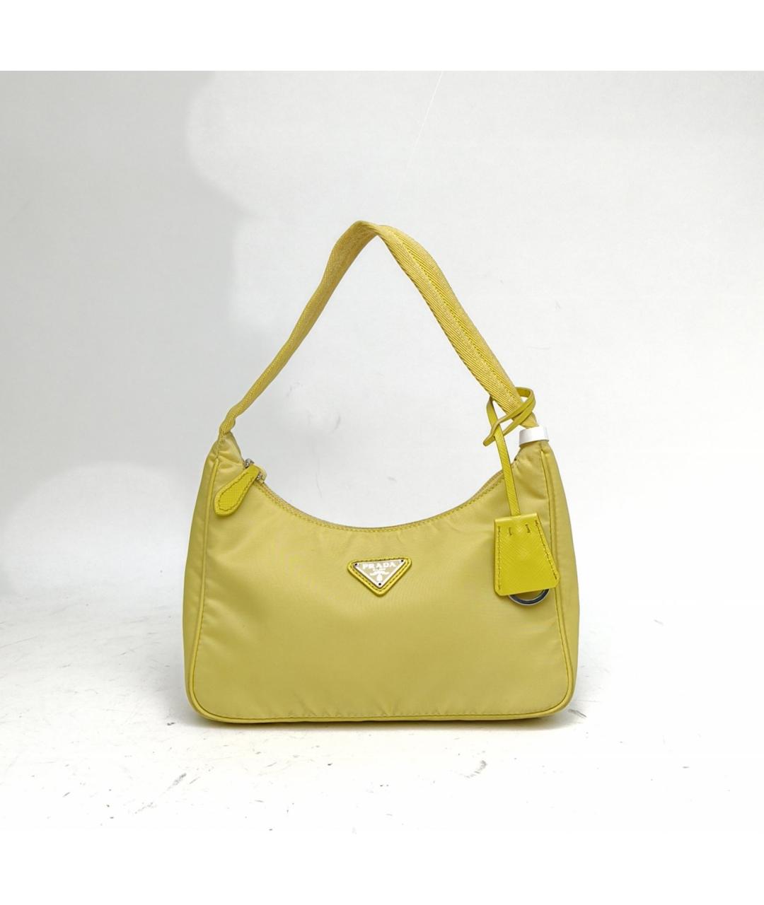 PRADA Желтая сумка через плечо, фото 2