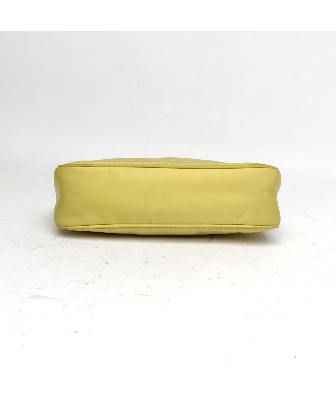 PRADA Желтая сумка через плечо, фото 4