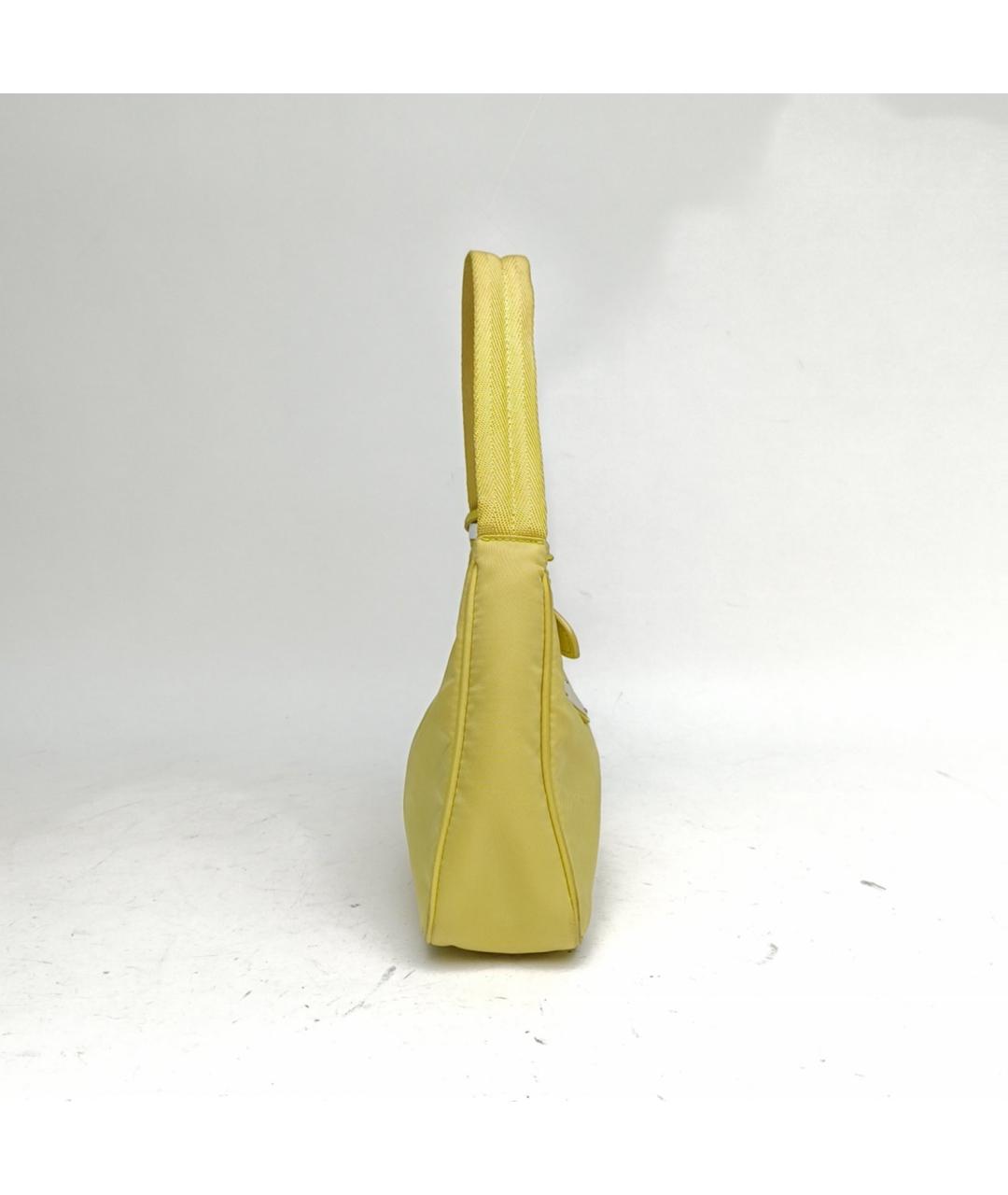PRADA Желтая сумка через плечо, фото 3