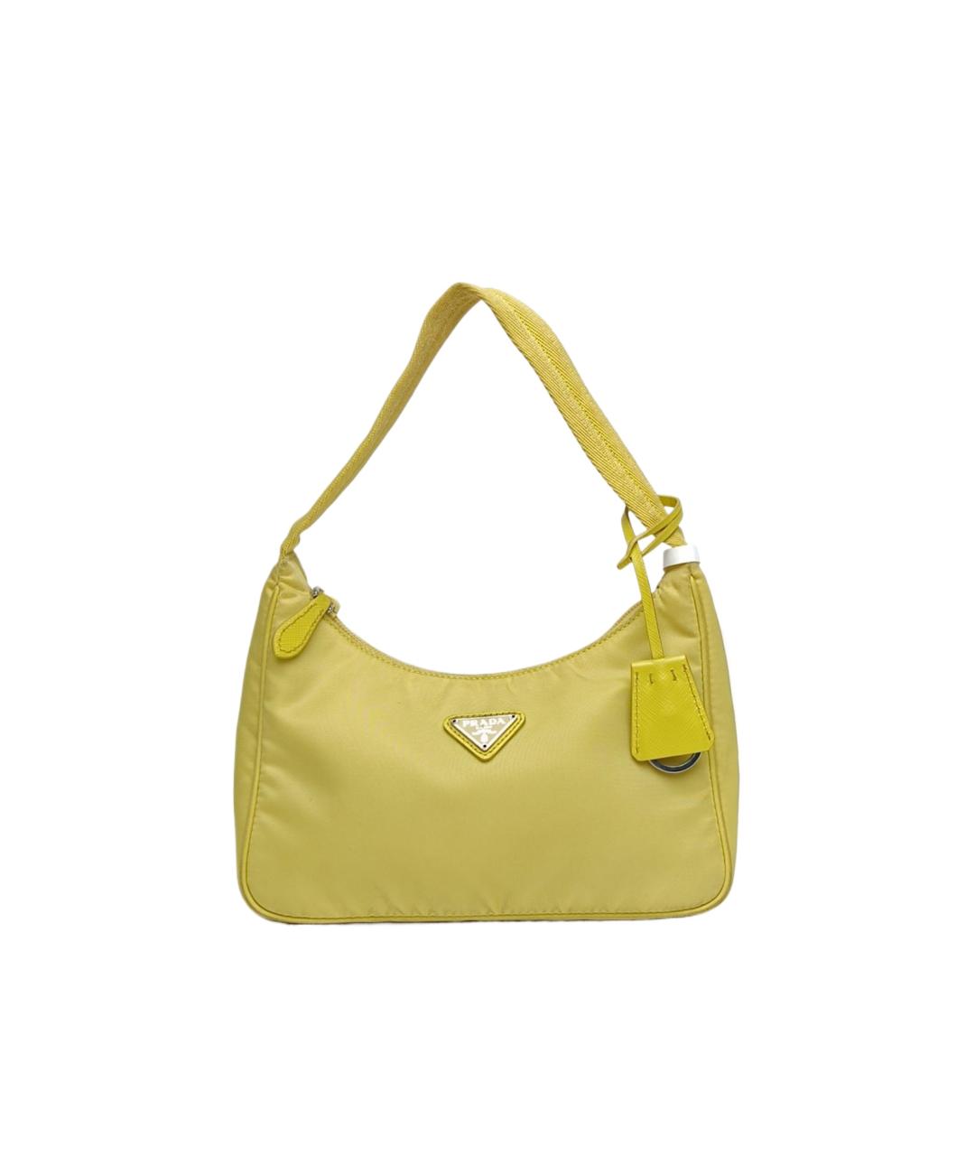 PRADA Желтая сумка через плечо, фото 8