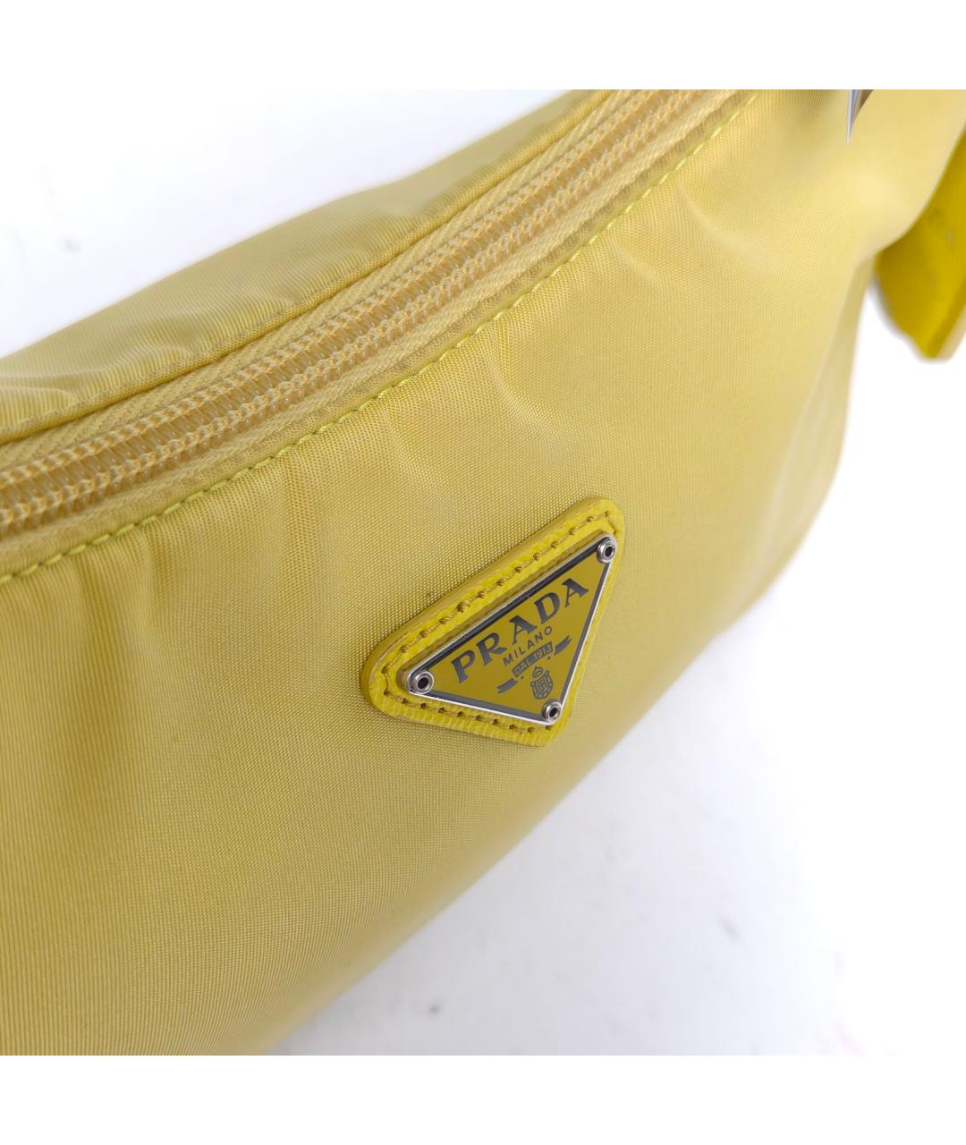 PRADA Желтая сумка через плечо, фото 5