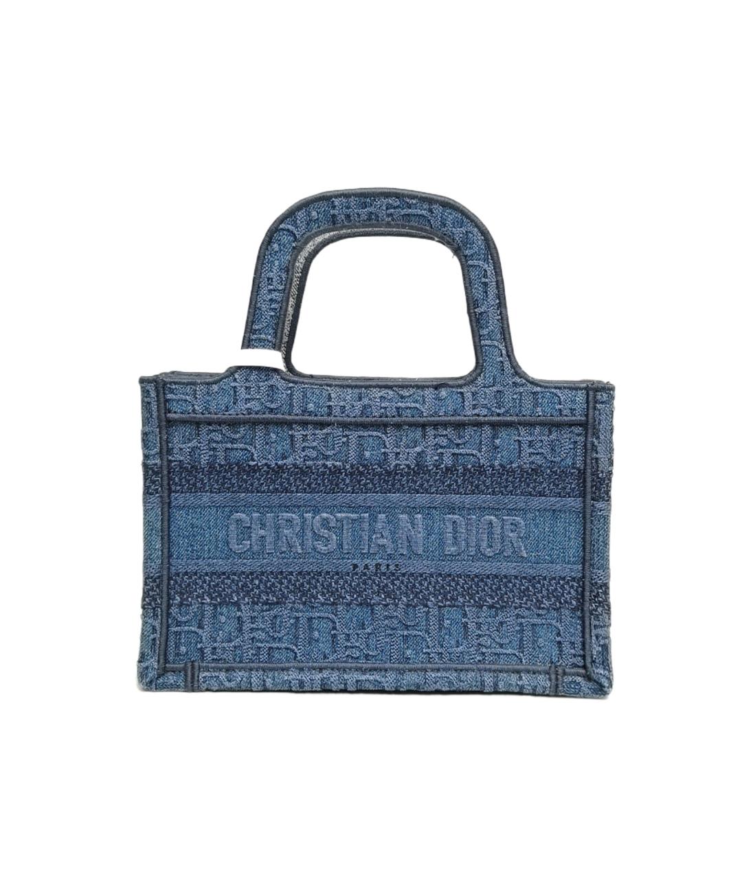 CHRISTIAN DIOR Синяя сумка через плечо, фото 1