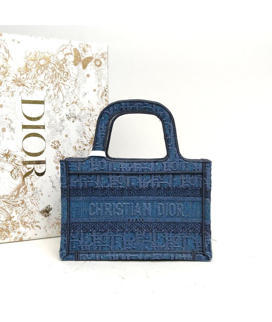 CHRISTIAN DIOR Синяя сумка через плечо, фото 8