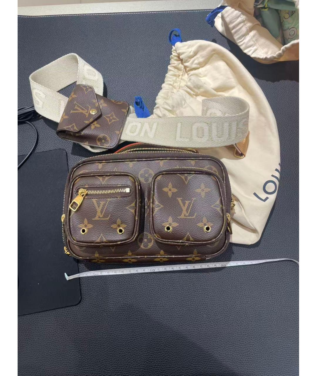 LOUIS VUITTON Коричневая сумка через плечо, фото 9