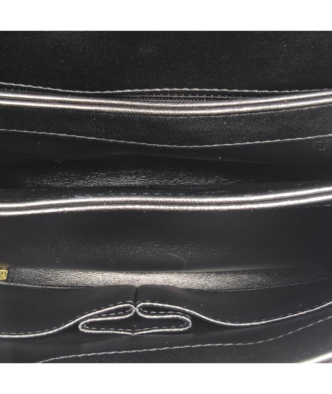 CHANEL Черная кожаная сумка через плечо, фото 8
