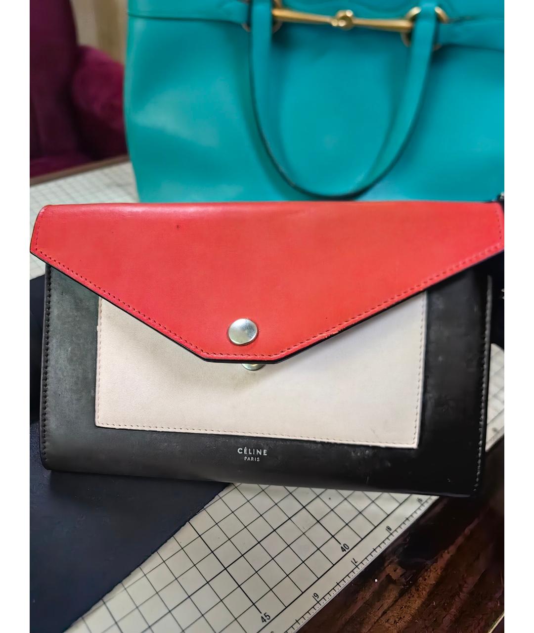 CELINE Мульти кожаная сумка через плечо, фото 8