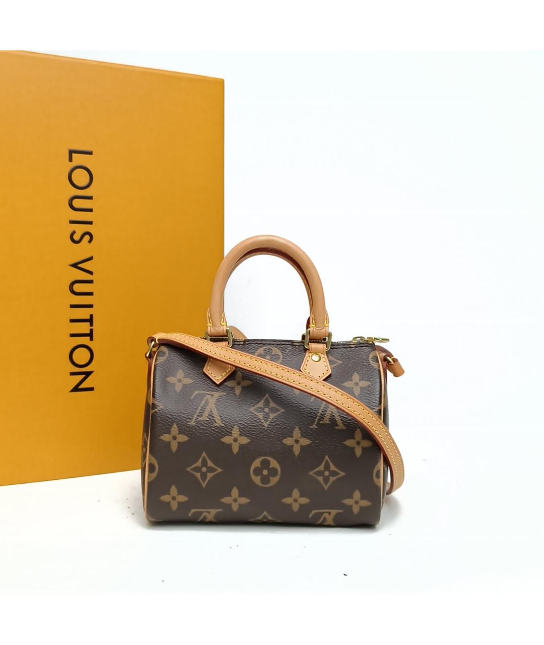 LOUIS VUITTON Коричневая сумка через плечо, фото 8