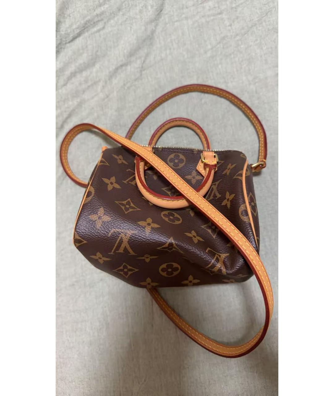 LOUIS VUITTON Коричневая сумка через плечо, фото 9