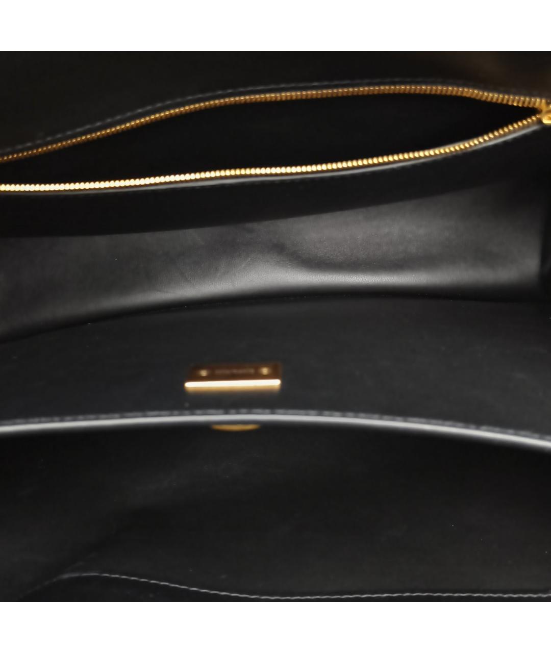 BALENCIAGA Черная кожаная сумка через плечо, фото 8