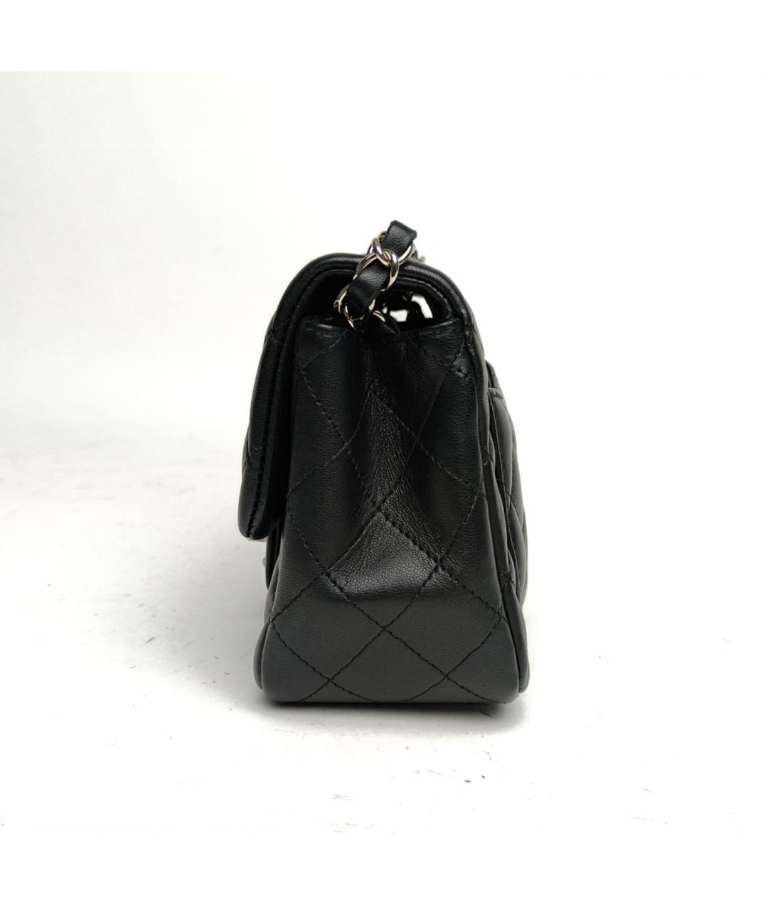 CHANEL Черная кожаная сумка через плечо, фото 3