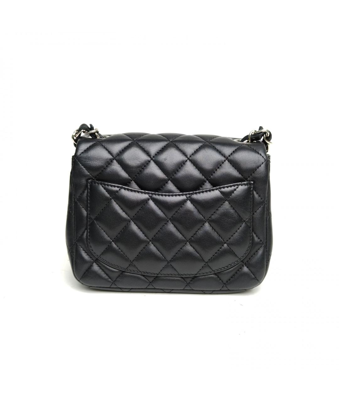 CHANEL Черная кожаная сумка через плечо, фото 4