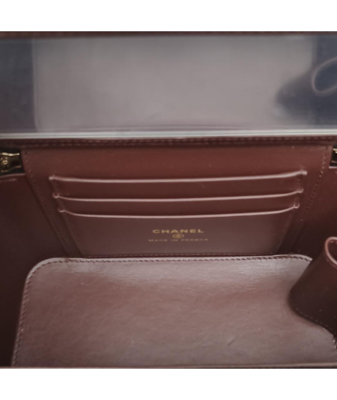 CHANEL Черная кожаная сумка через плечо, фото 8