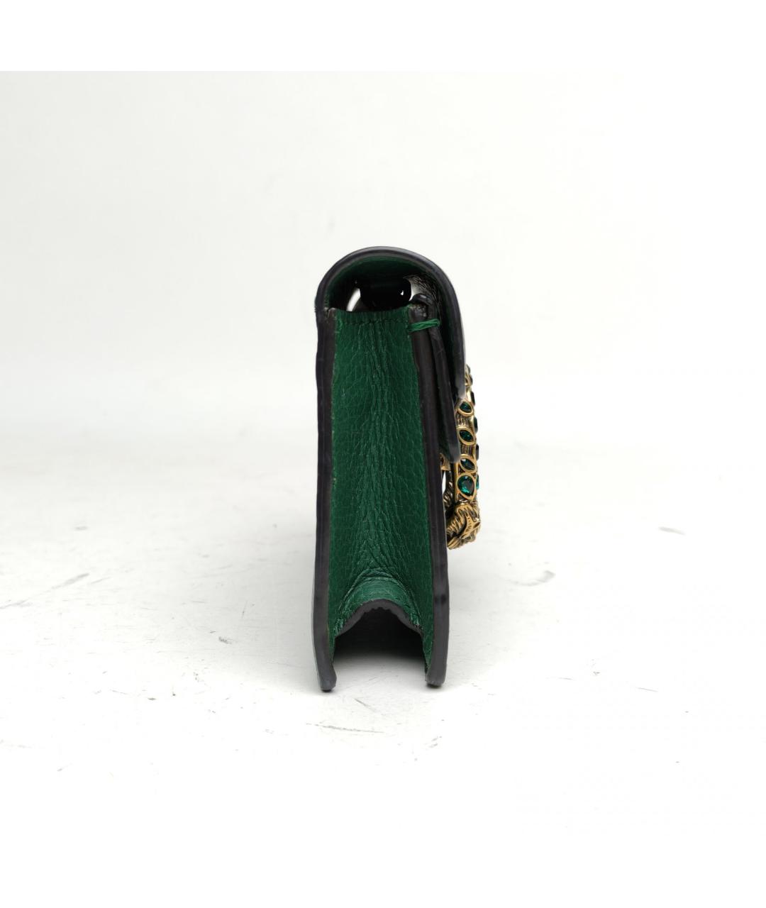 GUCCI Зеленая кожаная сумка через плечо, фото 5