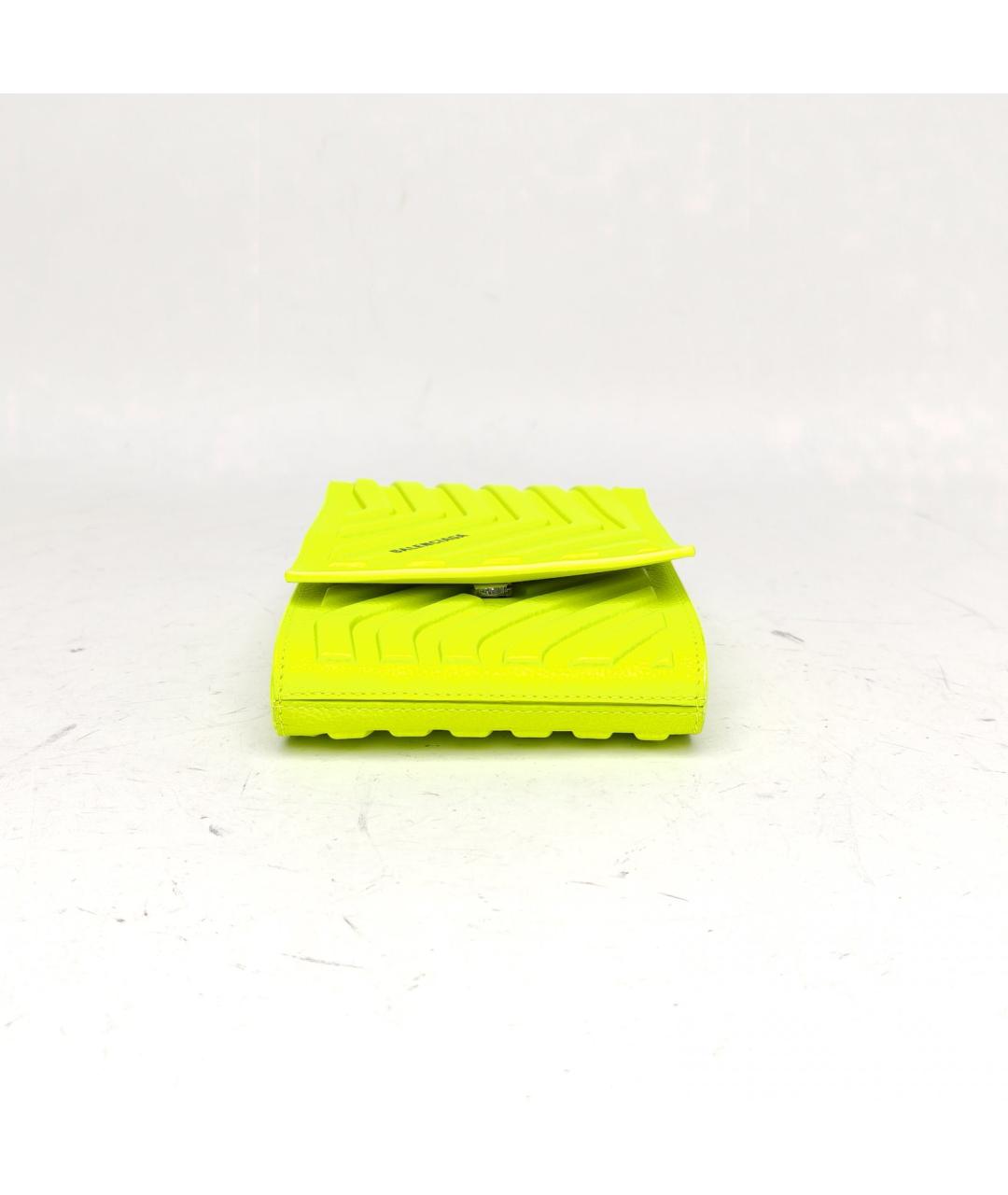 BALENCIAGA Салатовая кожаная сумка через плечо, фото 6