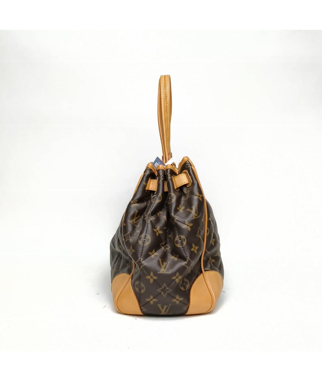 LOUIS VUITTON Коричневая сумка с короткими ручками, фото 4