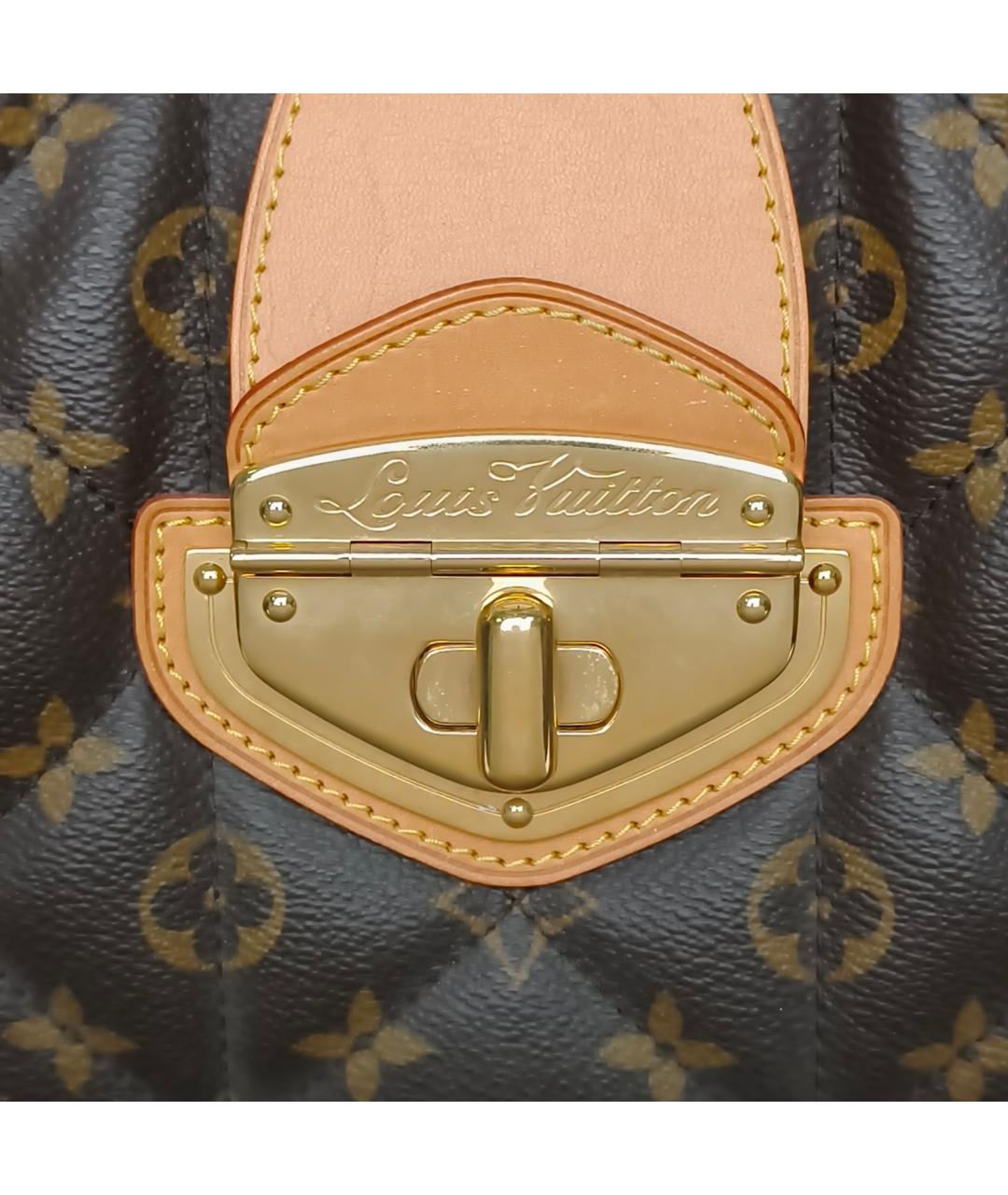 LOUIS VUITTON Коричневая сумка с короткими ручками, фото 8