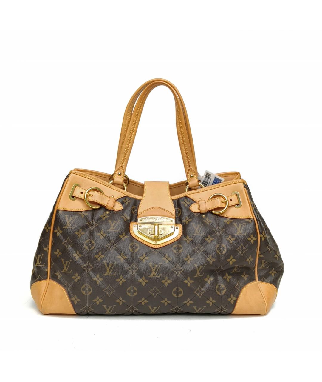 LOUIS VUITTON Коричневая сумка с короткими ручками, фото 3