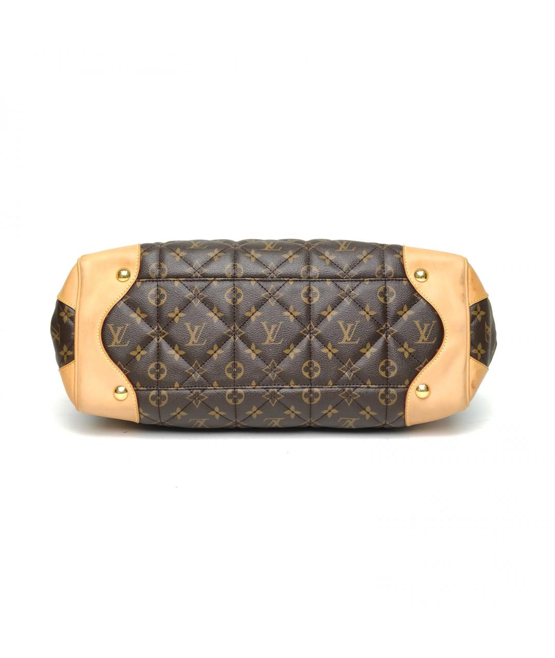 LOUIS VUITTON Коричневая сумка с короткими ручками, фото 7