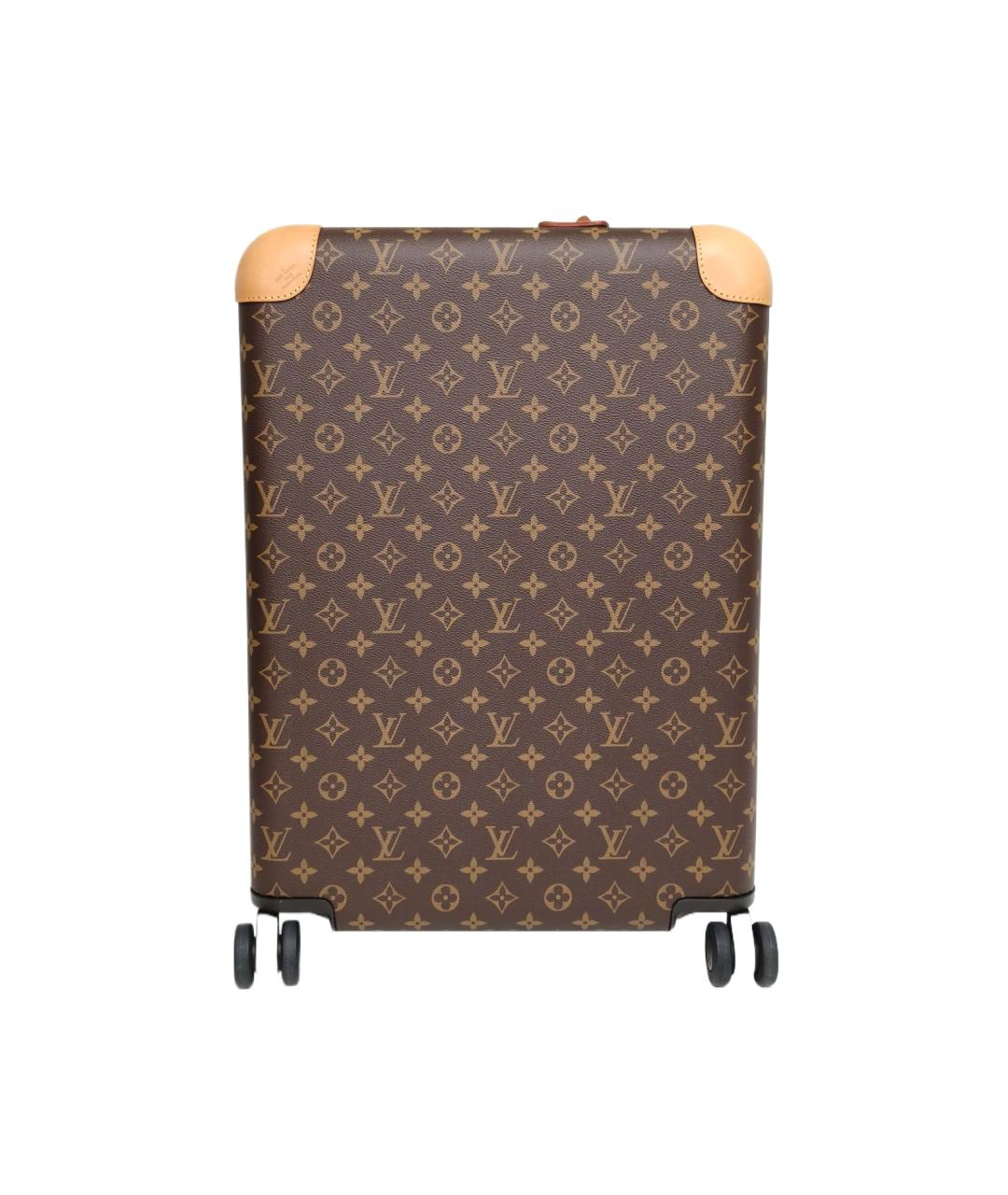 LOUIS VUITTON Коричневый чемодан, фото 10