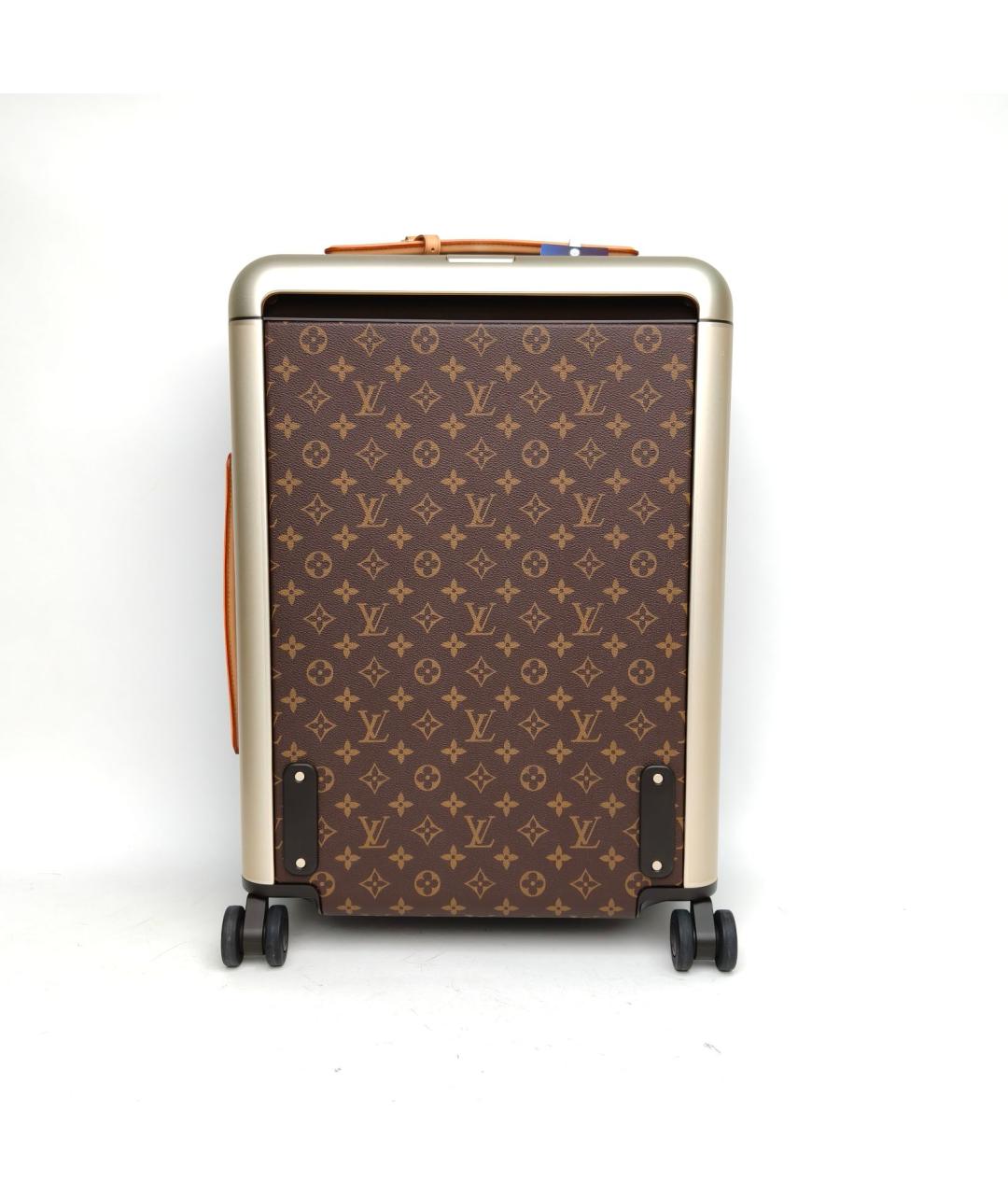 LOUIS VUITTON Коричневый чемодан, фото 4