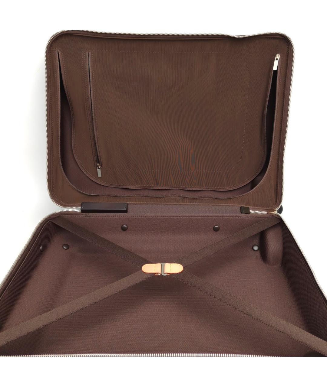 LOUIS VUITTON Коричневый чемодан, фото 6