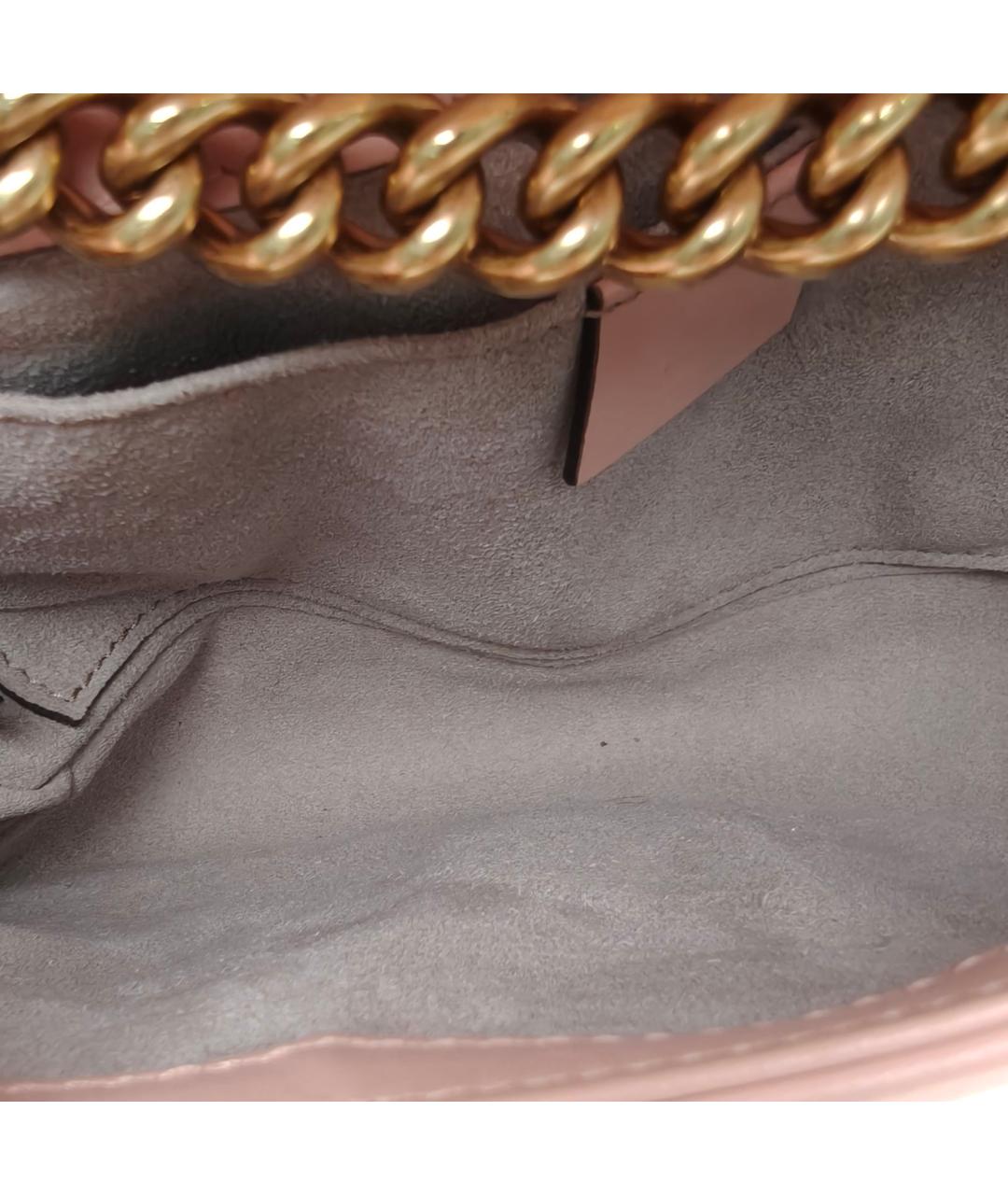 GUCCI Розовая кожаная сумка через плечо, фото 7