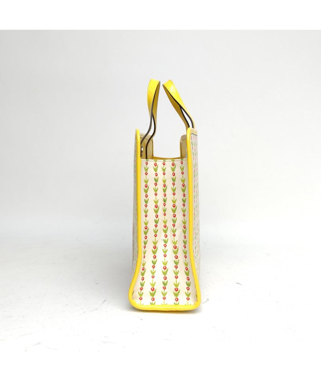 GUCCI Желтая сумка с короткими ручками, фото 3