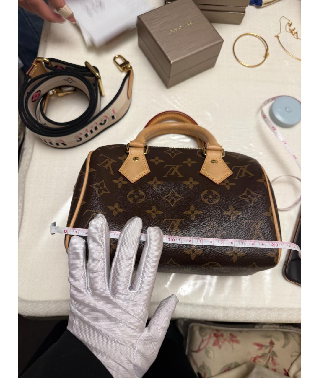 LOUIS VUITTON Коричневая сумка через плечо, фото 9