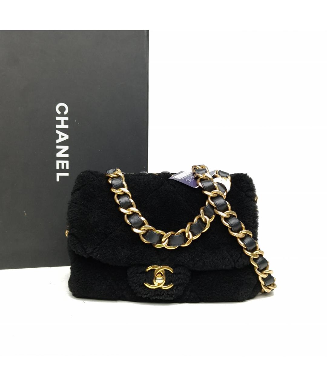CHANEL Черная сумка через плечо, фото 9