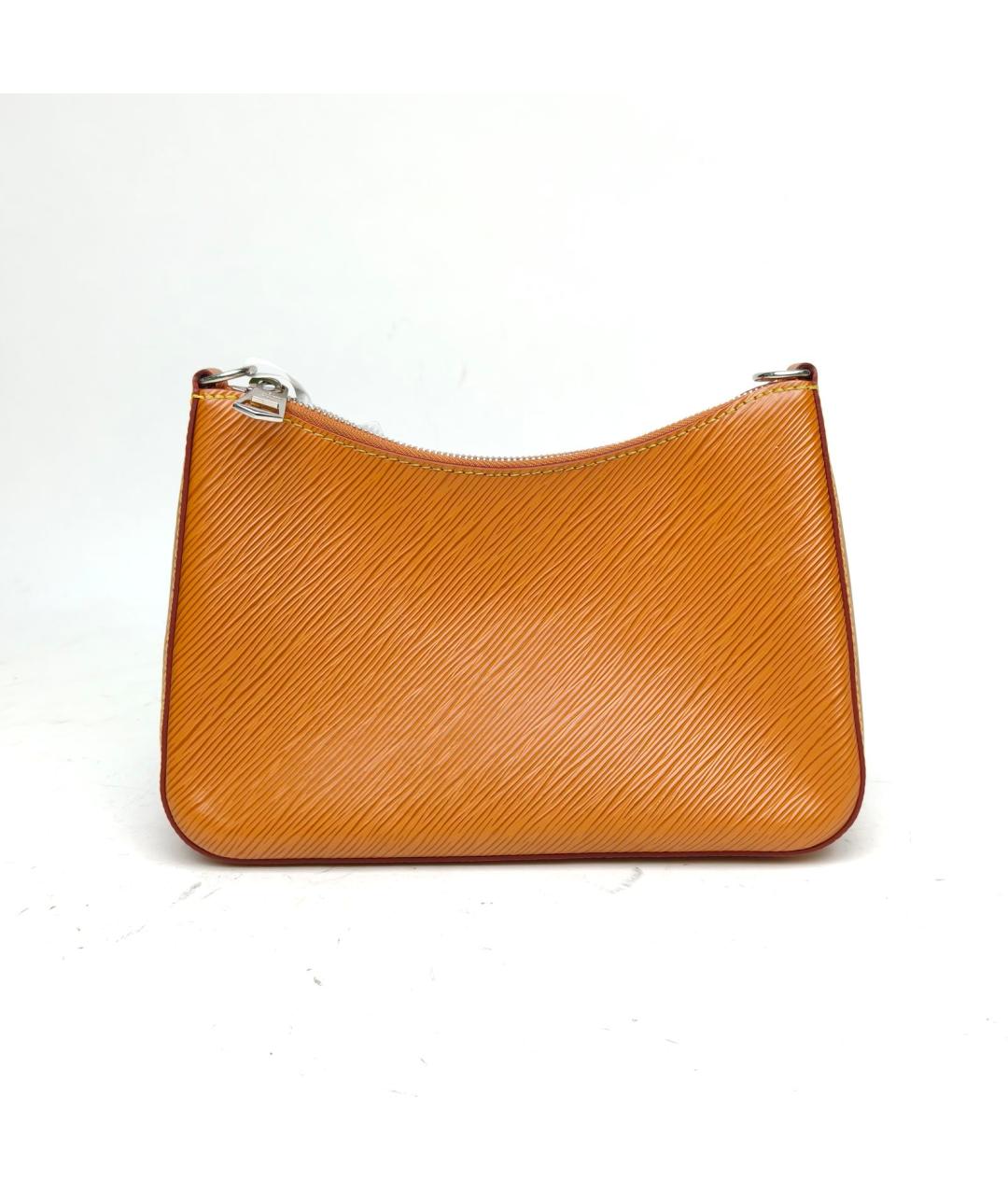 LOUIS VUITTON Оранжевая кожаная сумка через плечо, фото 4