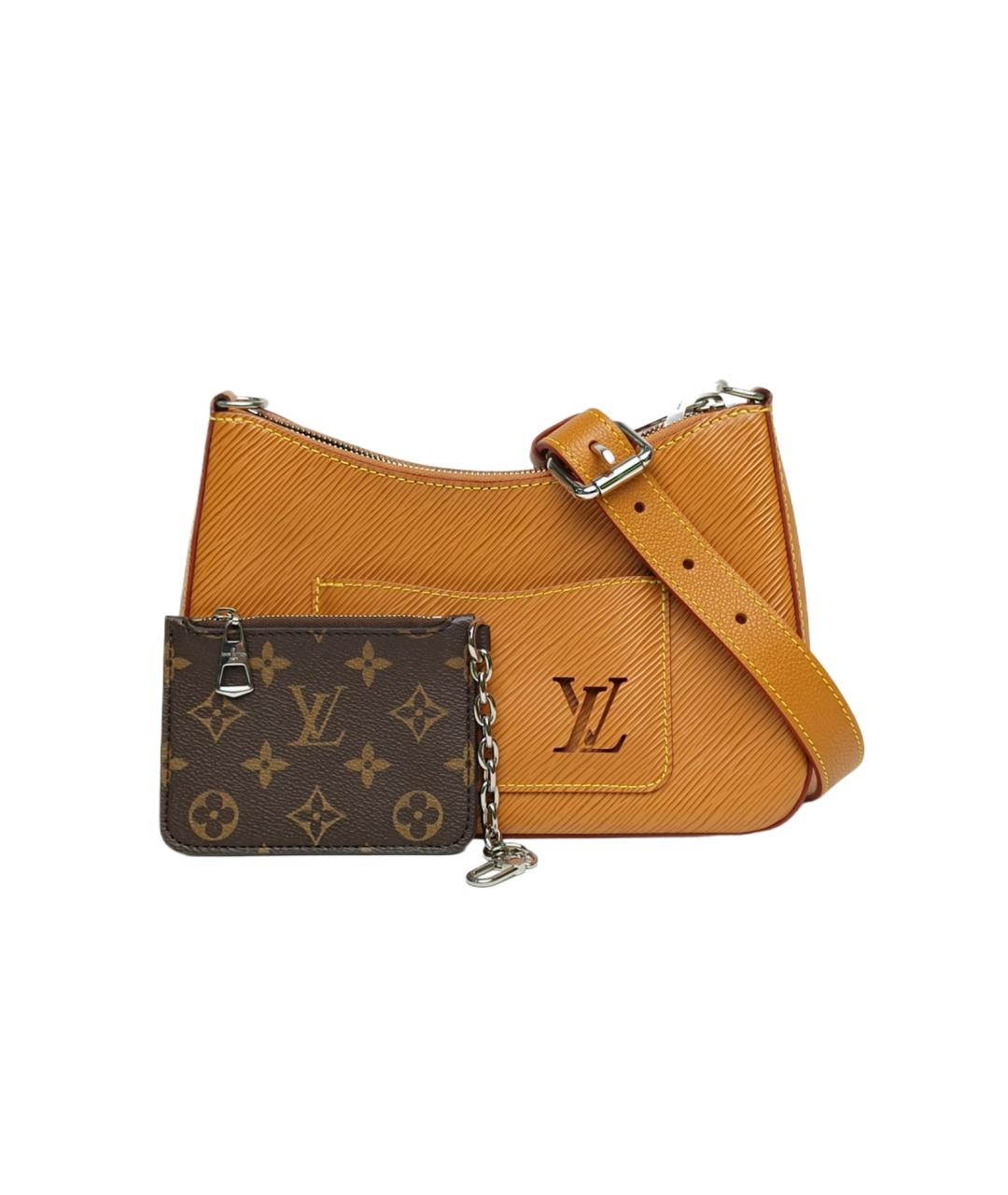 LOUIS VUITTON Оранжевая кожаная сумка через плечо, фото 1