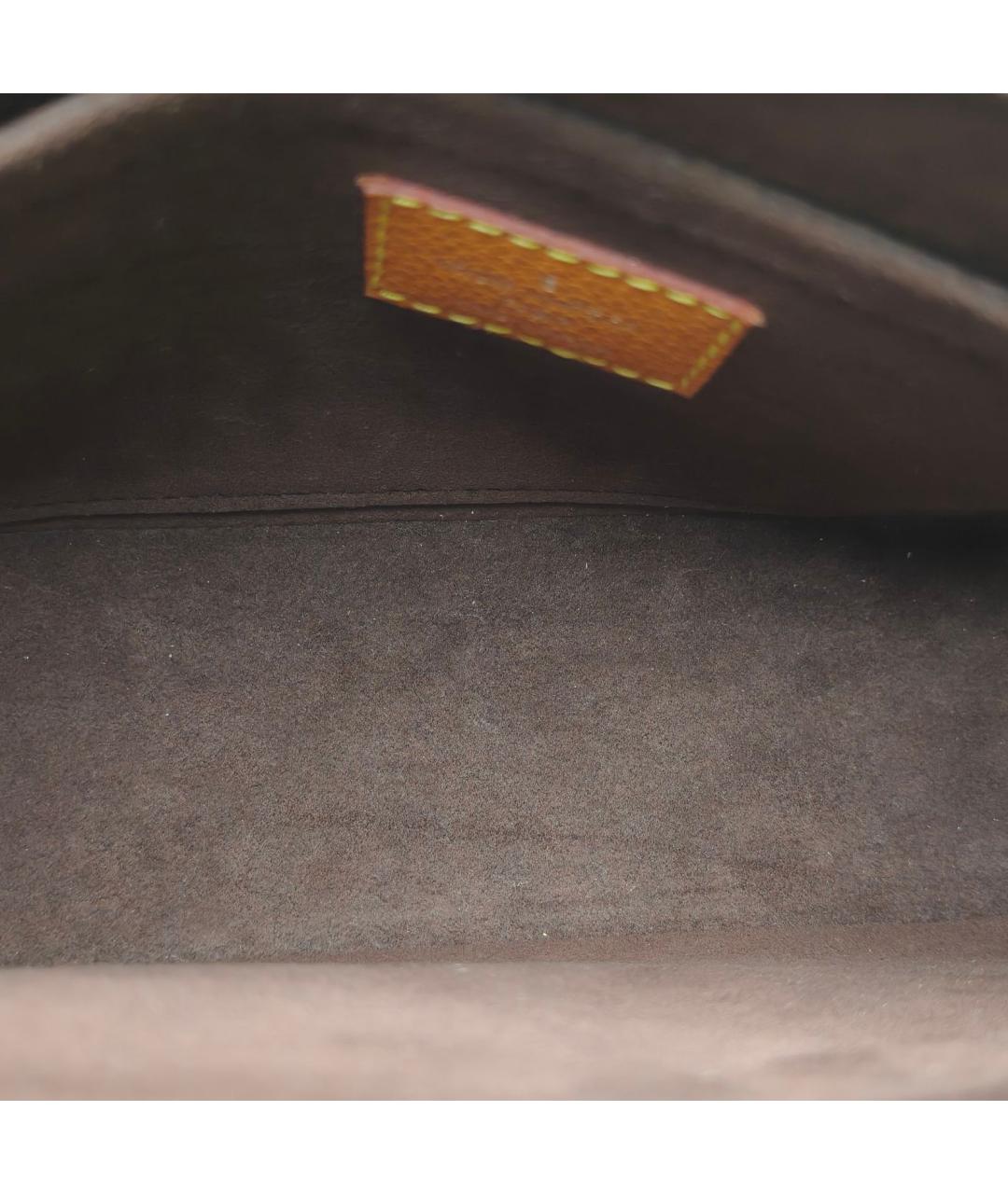 LOUIS VUITTON Оранжевая кожаная сумка через плечо, фото 8