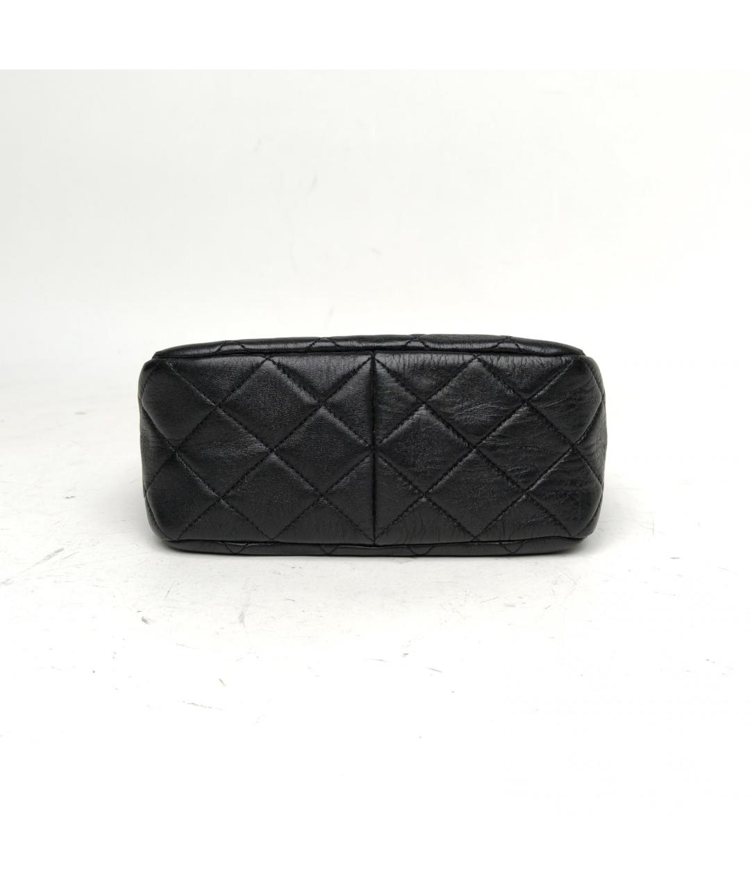 CHANEL Черная кожаная сумка через плечо, фото 6