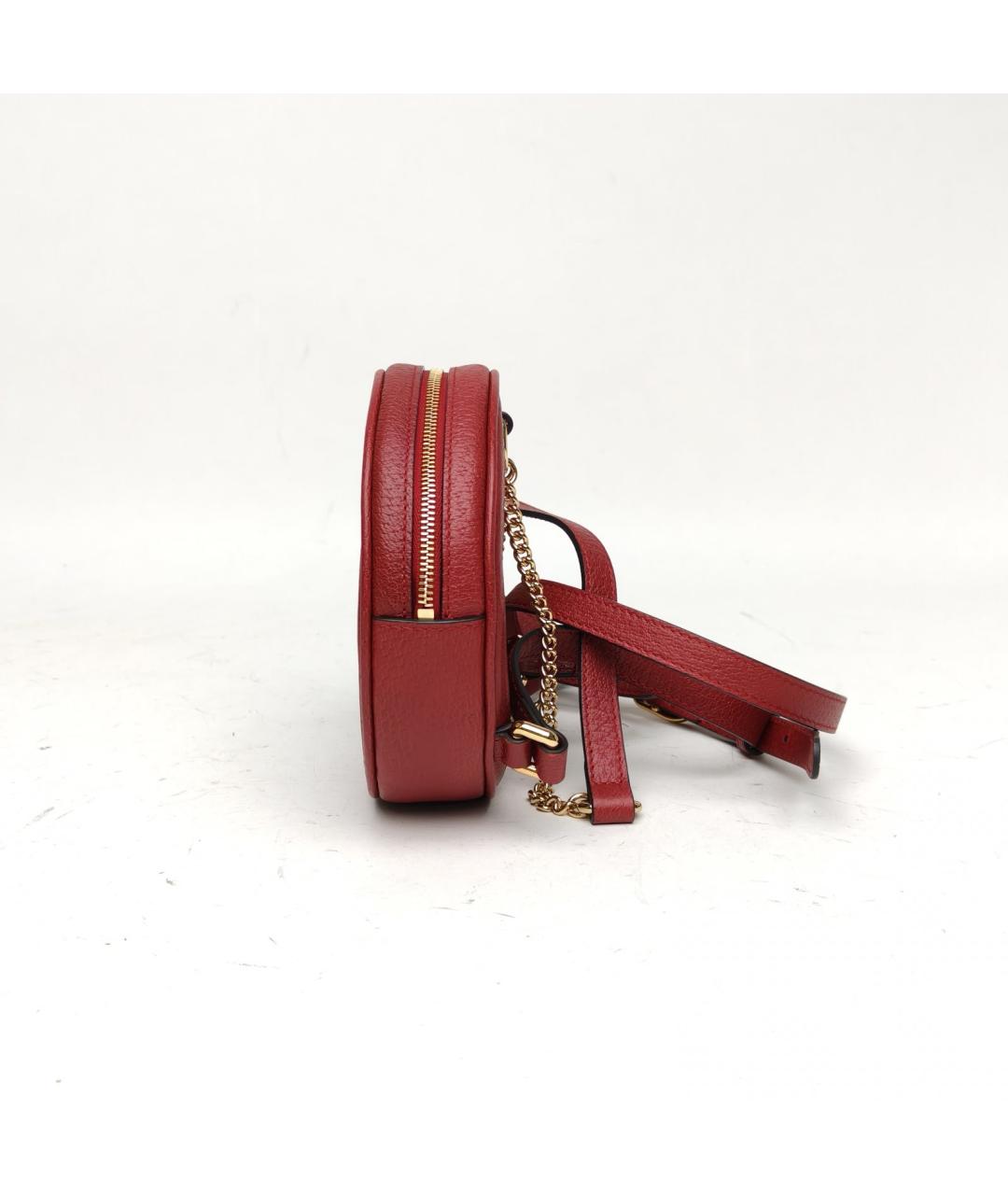 GUCCI Красная сумка через плечо, фото 5