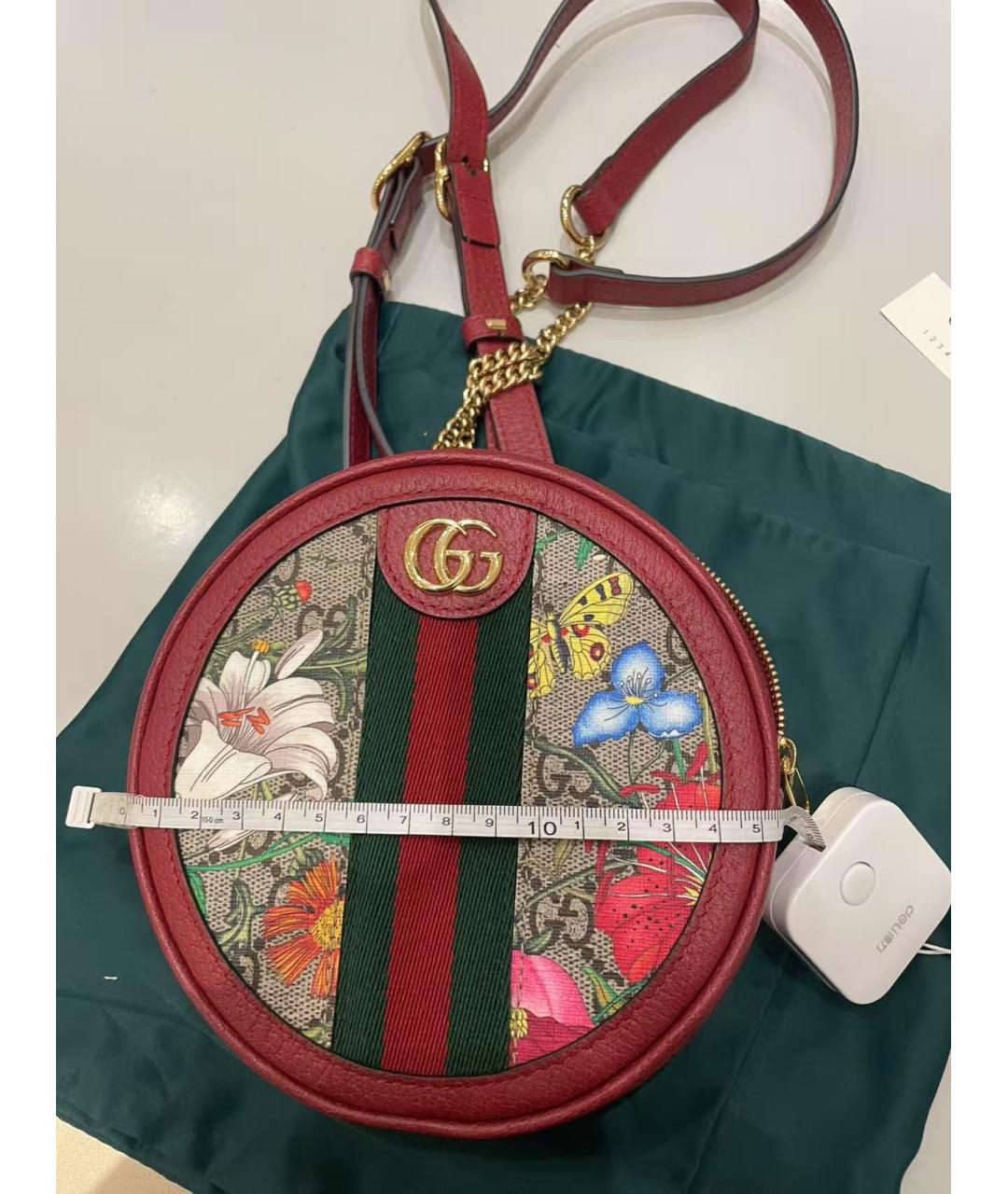 GUCCI Красная сумка через плечо, фото 9