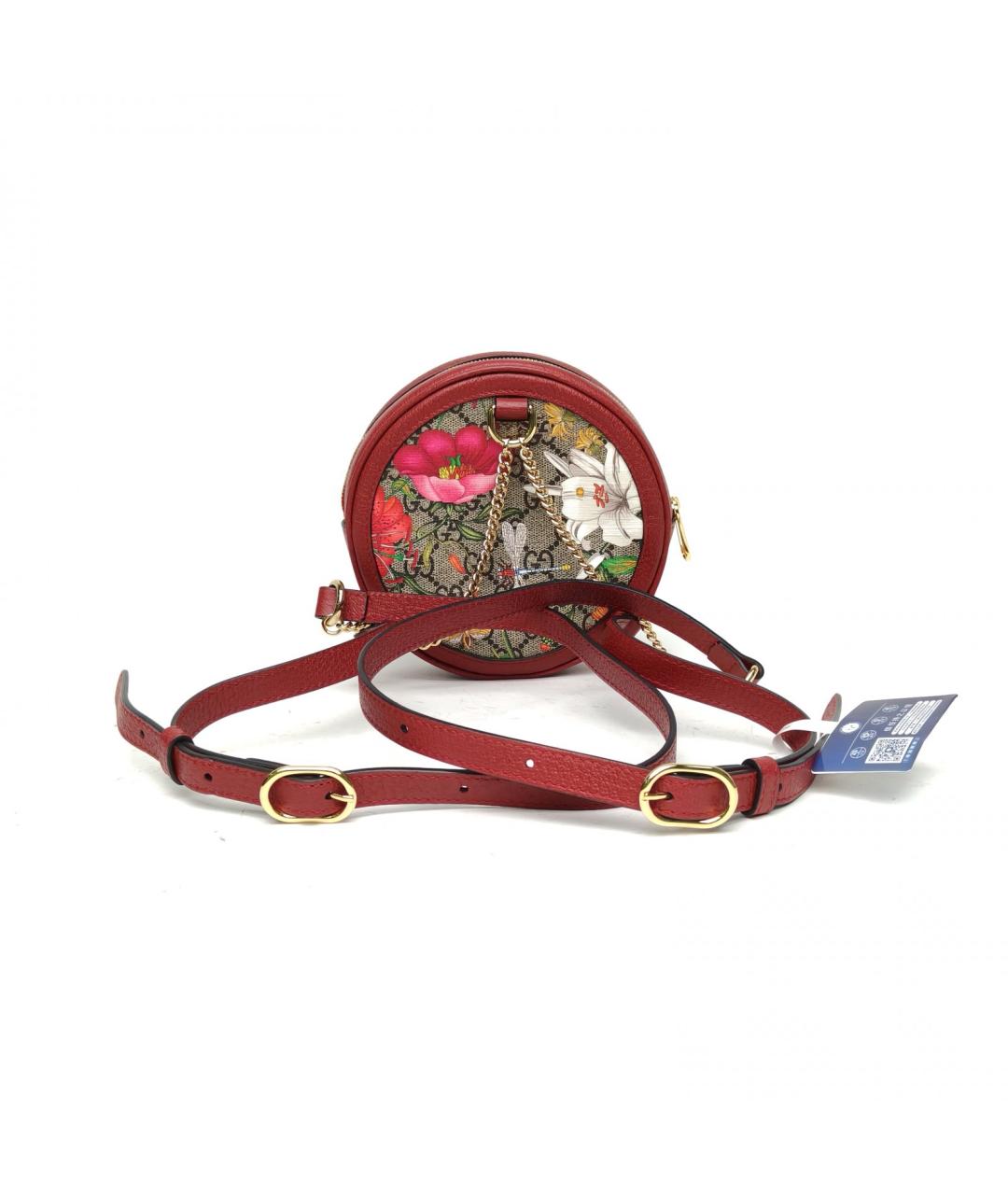 GUCCI Красная сумка через плечо, фото 4