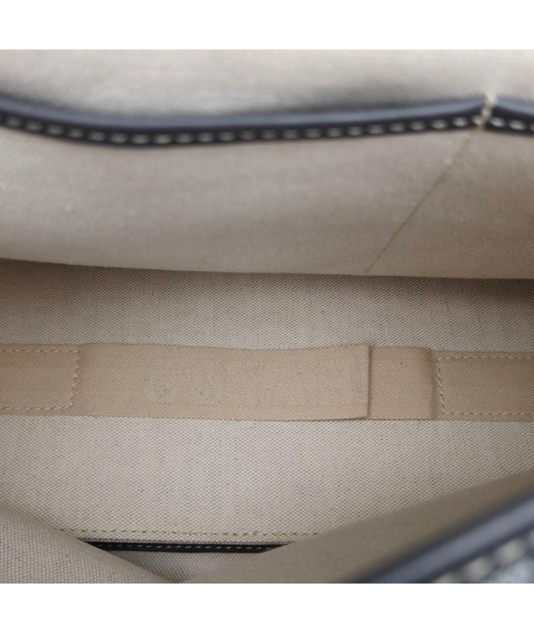 GOYARD Серая кожаная сумка через плечо, фото 7